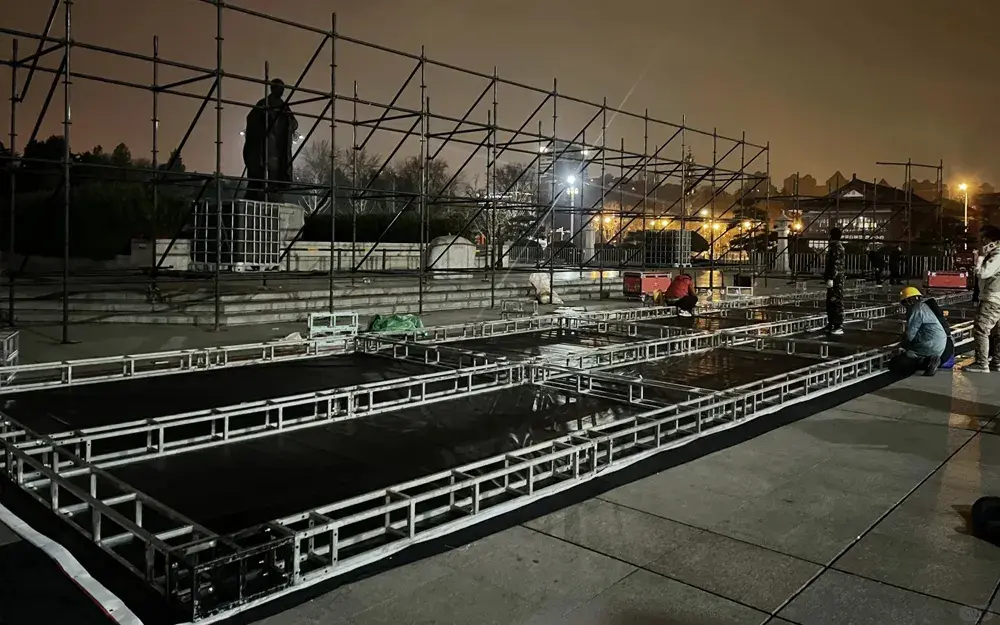 会议活动布置搭建现场 - 设备租赁