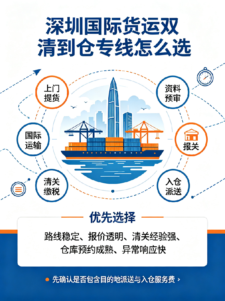 2026年中欧班列双清包税和自税报价差在哪？深圳卖家算这笔账